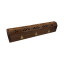 Porte Encens Coffret en Bois Bouddha 30cm
