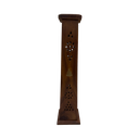 Porte Encens Tour Rectangle Bouddha en Bois de Sheesham 30cm