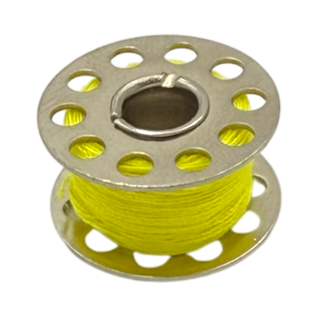 Fil Jaune à Coudre sur canette  Métal x1