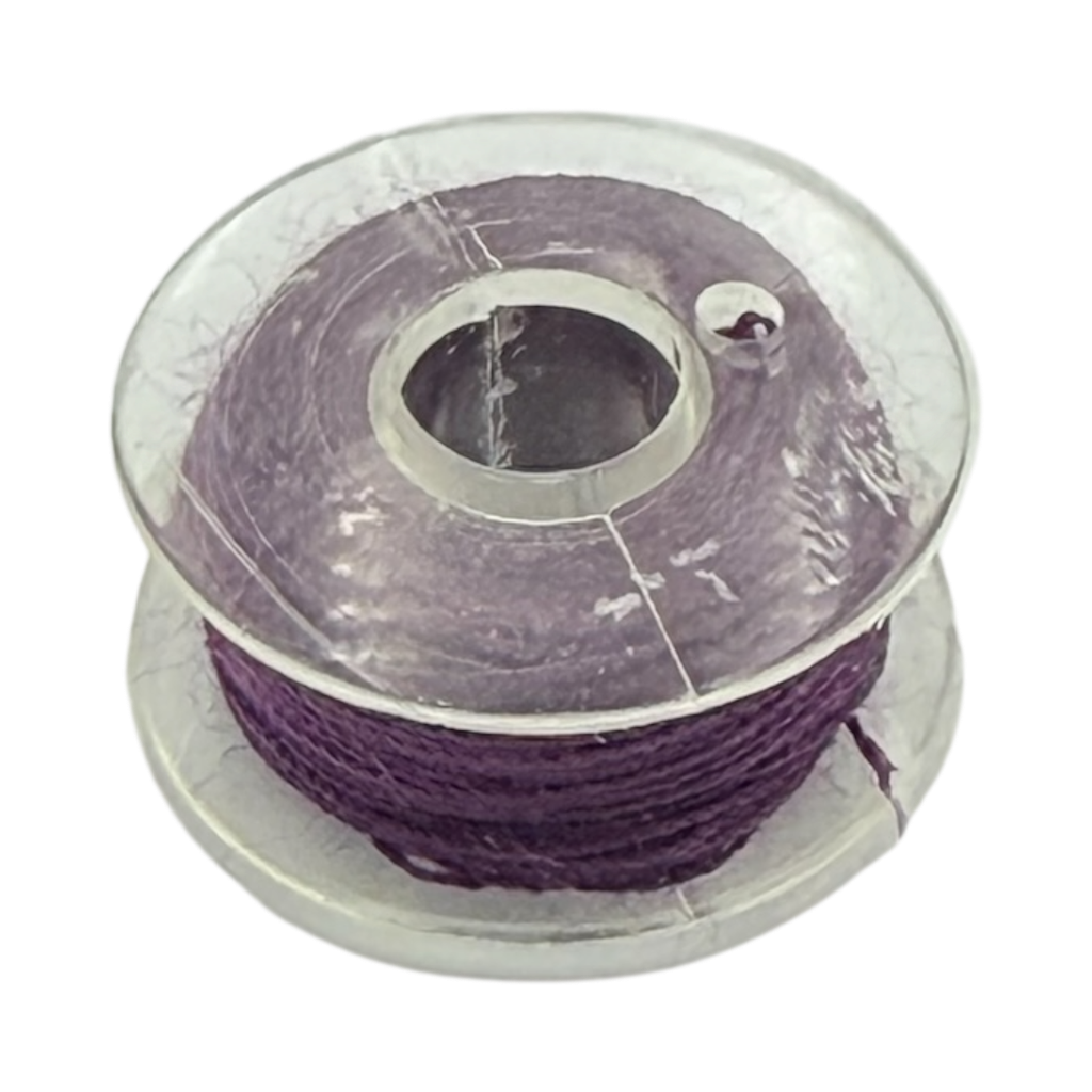 Fil Violet d'évêque à Coudre sur Canette Plastique x1