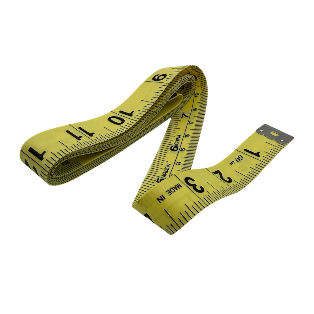 [2105439] Mètre Ruban Souple Jaune 150cm/16mm - 60 Pouce