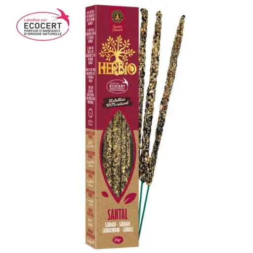 [HERB-SAN] Encens Smudge Ecocert Herbio Santal 20g