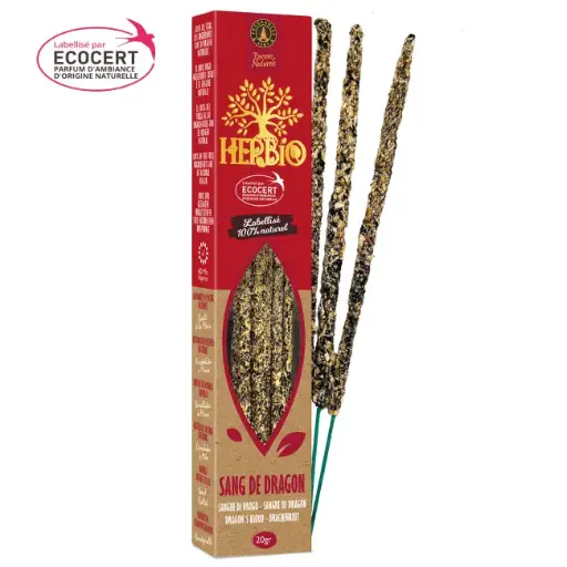 [HERB-DRG] Encens Smudge Ecocert Herbio Sang de Dragon 20g