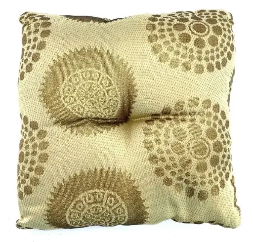 [CBW15] Coussin carré beige pour bol chantant 15 cm