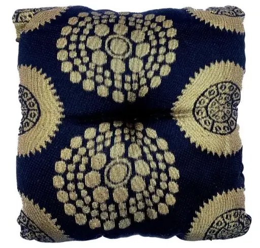 [CBN15] Coussin carré noir pour bol chantant 15 cm