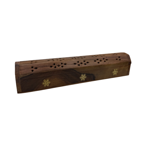 [SE-06] Porte Encens Coffret en Bois Metatron 30cm