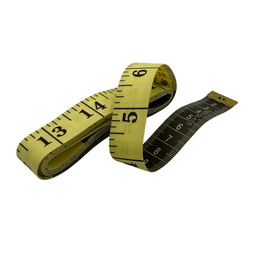 [2105141] Mètre Ruban Souple Jaune-noir 150cm/19mm - 60 Pouce